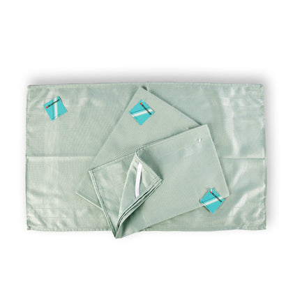 3 stuks - Glazendoek in Groen | Hoogwaardige Polierdoek en Poleerdoek - Glasdoek Spiegelau | 67cm x 41cm
