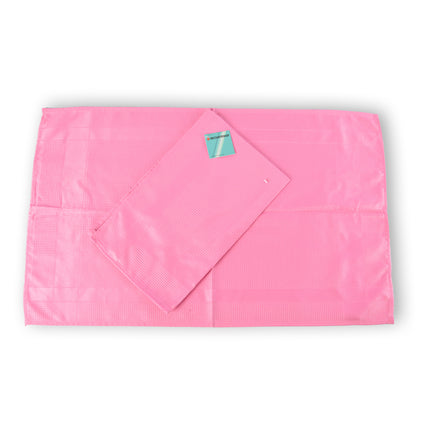 2 stuks - Glazendoek in Roze | Hoogwaardige Polierdoek en Poleerdoek - Glasdoek Spiegelau | 67cm x 41cm
