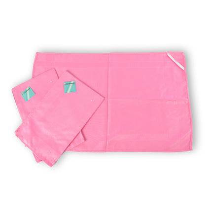 3 stuks - Glazendoek in Roze | Hoogwaardige Polierdoek en Poleerdoek - Glasdoek Spiegelau | 67cm x 41cm