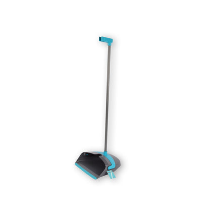 Hoogwaardige Kunststof Binnenbezem - Stoffer en blik - Geschikt voor Laminaat, PVC en Gietvloeren - Steellengte 90 cm - Gewicht 1.7 kg