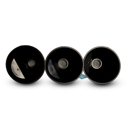 3x Zwarte Trechterset | 2-in-1 flexibel | met uitneembaar filter |  geschikt voor olie en brandstof | 17cm*14cm 