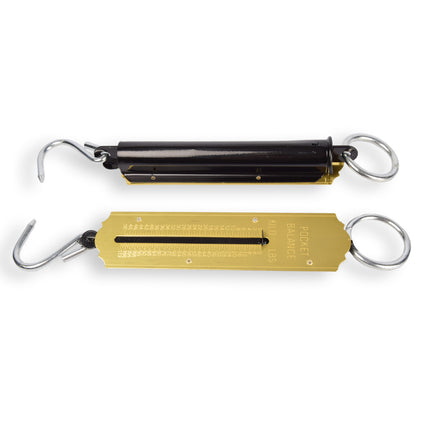 2x | Bagageweegschaal | metaal | Bagage wegen | Weegschaal | Bereik: tot 50 kg/110 lb | met ring en haak | 5cm*20cm*5.5cm