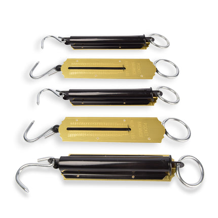 5x | Bagageweegschaal | metaal | Bagage wegen | Weegschaal | Bereik: tot 50 kg/110 lb | met ring en haak | 5cm*20cm*5.5cm