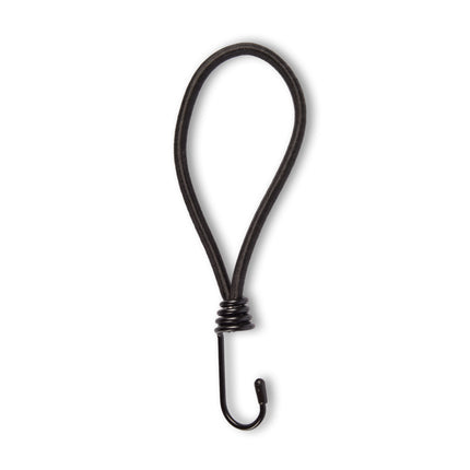 18 Stuks | Mini Snelbinder | Spanelastiek Met Haak | Solide En Stevig | Zwart | Spinbinder | Sjorbanden | 20Lm Length
