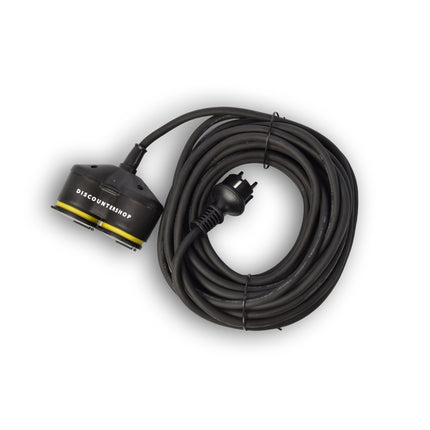 1x Verlengsnoer Neopreen Rubber voor buiten - 10 meter - met 2 Stekkeraansluiting  - Cable - 3G1.5MM²  - 1,5 cm dikte - 230 V
