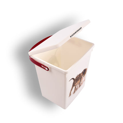 Voerbak kat | Katten voercontainer | 4 liter | kunststof | Voedselcontainer | 16.5cm*26.5cm*13.5cm