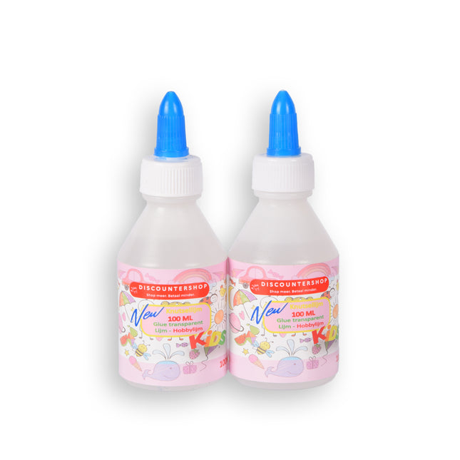 Knutsellijm - Sterke Bonding - 2x 100ml Verpakking - Ideaal voor Thuis en School - Perfect voor Creatieve Projecten 