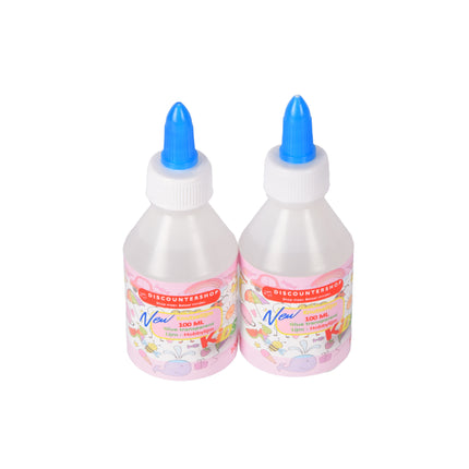 Knutsellijm - Sterke Bonding - 2x 100ml Verpakking - Ideaal voor Thuis en School - Perfect voor Creatieve Projecten 
