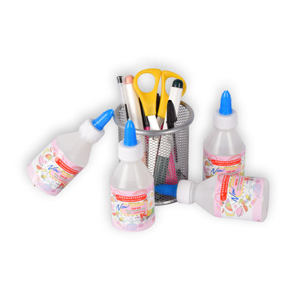 Krachtige Transparante Hobbylijm 4 x 100ml - Veelzijdig Gebruik & Sterke Hechting - Ideaal voor Diverse Toepassingen
