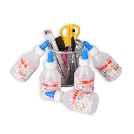 5 x 100ml Transparante Knutsellijm - Sterke Hechting voor Diverse Materialen - Perfect voor Kinderen, Hobby's en Kantoor