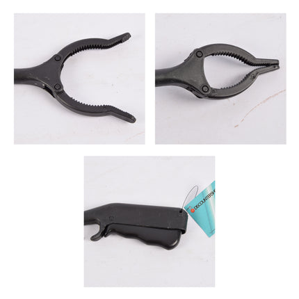 Set van 3 Zwarte Kunststof Grijparmen | 82 cm Lange | Lichtgewicht | Robuuste Grijptangen voor Afvalverwijdering Afval Oprapen en Prullen Grijpen | Ideaal voor Ouderen en Kinderen