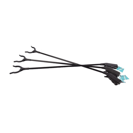 Set van 3 Zwarte Kunststof Grijparmen | 82 cm Lange | Lichtgewicht | Robuuste Grijptangen voor Afvalverwijdering Afval Oprapen en Prullen Grijpen | Ideaal voor Ouderen en Kinderen