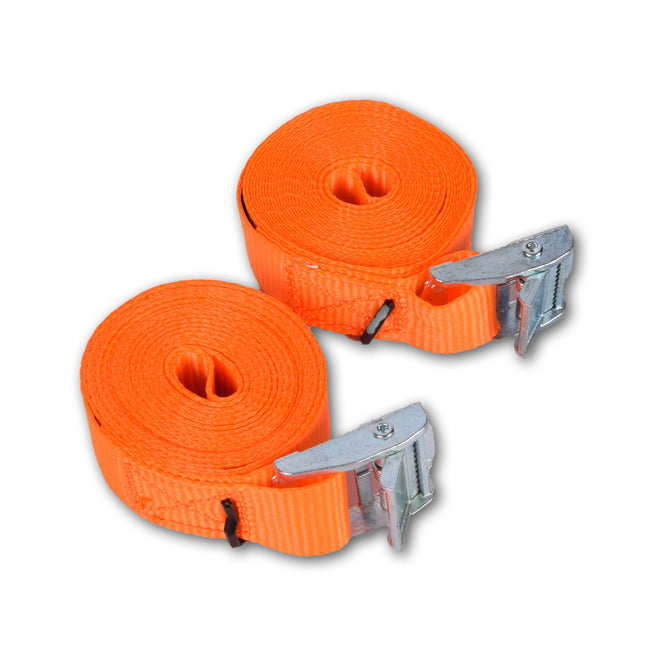 2x | Snelbinder | Spinbinder | Elastiek & metaal | Oranje | spinbinder fiets | Maximale  werklast:100kg | Verstelbaar en Sterk | 2cm*3.5cm*3cm 