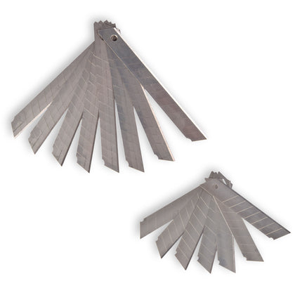 7 Set Hoogwaardige Afbreekmessen en Breekmessen Set - Geel/Zwart - Metalen Snijgereedschap