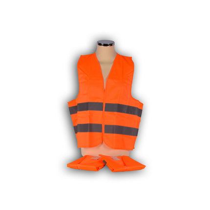 Veiligheidsvest | Reflectievest | polyester | oranje | unisex | Fluorescerend vest | Hesje voor Klussen