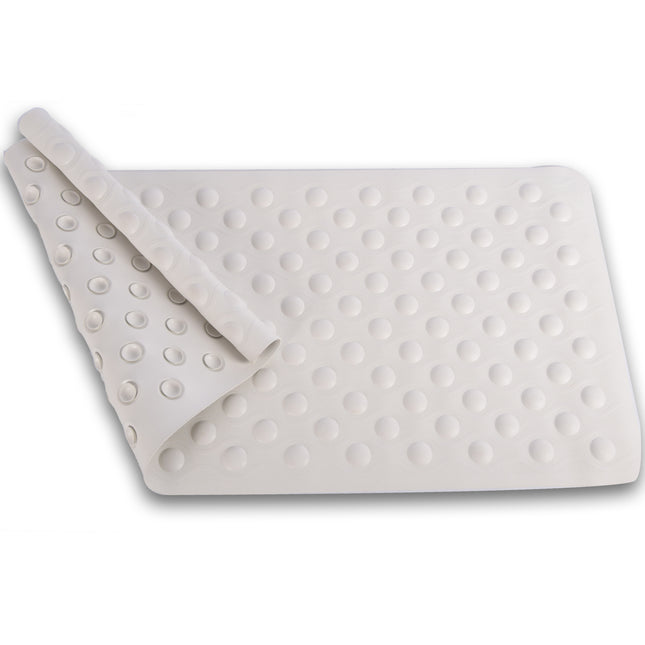 Badmat | Antislipmat | Douchemat | Wit | Wasbar | Badkamer Accessoires | Rubber | 37cm*82cm 