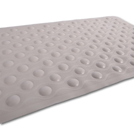 Badmat | Antislipmat | Badkamer Accessoires | Douchemat | Rubber | grijs | 37cm*82cm 