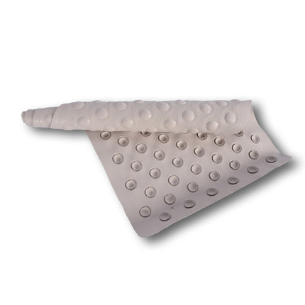 Badmat | Antislipmat | Badkamer Accessoires | Douchemat | Rubber | grijs | 37cm*82cm 