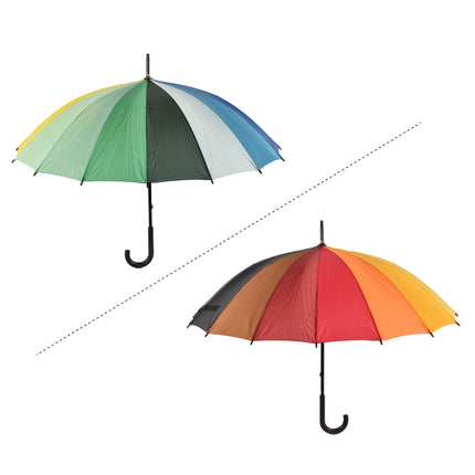 1x paraplu | Stormparaplu | Grote, Stevige Paraplu | polyester | Opvouwbare paraplu | Diameters:98cm