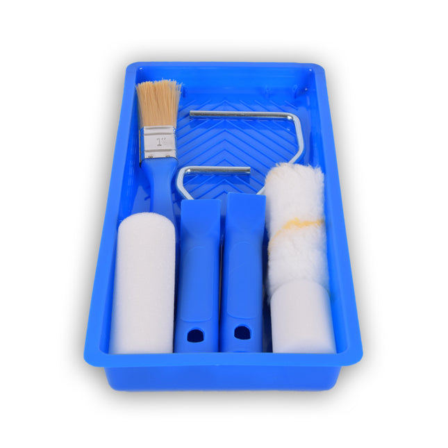 Perfecte Verfroller Set | Mat Blauw | Voor Elk Oppervlak