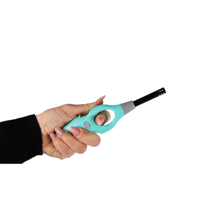 Krachtige Gasaansteker voor BBQ - Navulbaar en Milieuvriendelijk - 4 cm Breed, 19.50 cm Lang