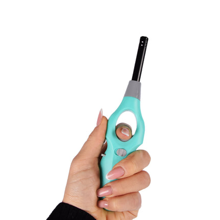 Krachtige Gasaansteker voor BBQ - Navulbaar en Milieuvriendelijk - 4 cm Breed, 19.50 cm Lang