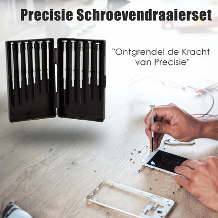 11 Delige | Schroevendraaierset | Precisie | Schroevendraaiers | Gereedschapset | Voor Smartphone, Brillen, Camera en meer