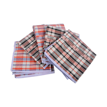 Ruime Opbergtassen voor Kleding, Speelgoed en Wassen - Set van 5 - 65L, 50cm x 48cm x 28cm, Rood & Zwart, Ritsluiting | Organiseer je Leven!