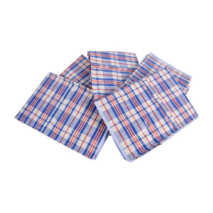 Opbergzakken voor Speelgoed en Kleding (Set van 5) - Ruime Opbergtassen XXL - 95L - Blauw, Wit & Rood - Met Rits - Afmetingen: 70cm x 48cm x 28cm – Wastas