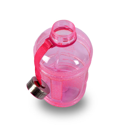 Drinkfles | Waterfles | Met Handvat en Clipsluiting | 12cm*24.5 cm*24.5 cm | Chique Roze | BPA-Vrij