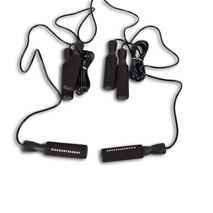 Zwart Verstelbaar Springtouw -  2.74 cm Lengte, 246 gram Gewicht - Perfecte Training voor Conditie & Spieren 