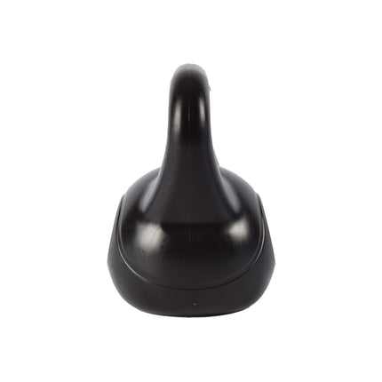 Professionele 8kg Kettlebell Zwart Kunststof | Cement Gevuld | 24cm x 22cm x 18 cm | Met Antislip Handvat | Ideaal voor Krachttraining Cardio en Bodybuilding Workouts | Met Antislip Handvat