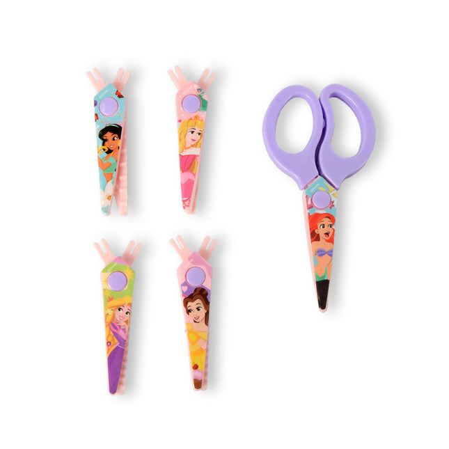 Betoverende Paarse Scharenset voor Kinderen - Disney Princess - Kunststof - 13cm x 6.5cm x 1cm
