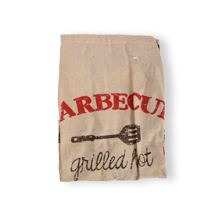 Beige Schorten Set - Stijlvol Keukenschort voor Koks: Lichtgewicht 100% Katoenen Bakkersschort - Afmetingen: 115cm x 61cm
