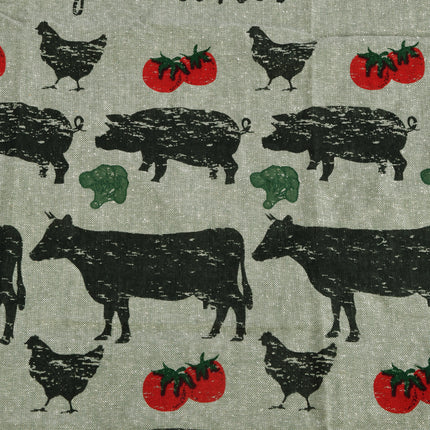 1x Stijlvol Groen Schorten - Keukenschort voor Koks: Lichtgewicht 100% Katoenen Bakkersschort - 115cm x 61cm