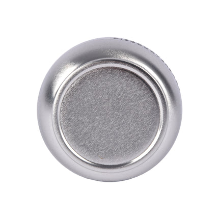 Zilveren Aluminium Stormasbak voor Binnen - 8 Sigaret Inhoud - Lichtgewicht - 5.5cm Hoog - 10cm Diameter
