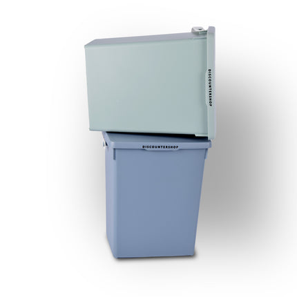 Efficiënte en Stijlvolle Prullenbak 8 Liter voor Keuken en Kantoor - Mint Groen - 23.5cmx19 cm