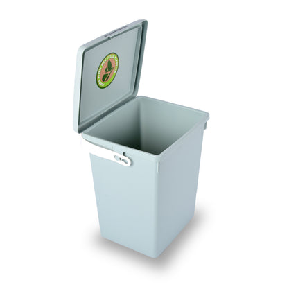 Efficiënte en Stijlvolle Prullenbak 8 Liter voor Keuken en Kantoor - Mint Groen - 23.5cmx19 cm