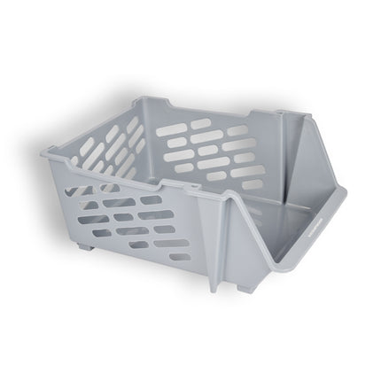 1 stuks Blauw Kunststof Groentemandje van Discountershop: Ruim, Stijlvol en Praktisch als Opbergbox en Opbergmand – 46cm x 37.5cm x 20cm 
