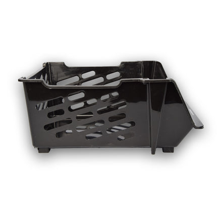 Zwarte Kunststof Groentemandje van Discountershop: Ruim, Stijlvol en Praktisch als Opbergbox en Opbergmand – 46cm x 37.5cm x 20cm 