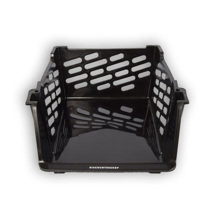 Zwarte Kunststof Groentemandje van Discountershop: Ruim, Stijlvol en Praktisch als Opbergbox en Opbergmand – 46cm x 37.5cm x 20cm 