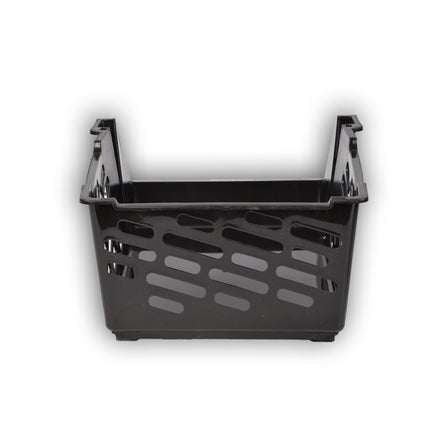 Zwarte Kunststof Groentemandje van Discountershop: Ruim, Stijlvol en Praktisch als Opbergbox en Opbergmand – 46cm x 37.5cm x 20cm 