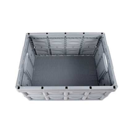 Blauwe Opvouwbare Vouwkrat 45 Liter | van Gehard Plastic | Duurzaam Met Twee Zijhandgrepen | Maximale 35 kg | 53cm x 40cm x 26cm | Koel Bewaren voor Soepel Wonen 