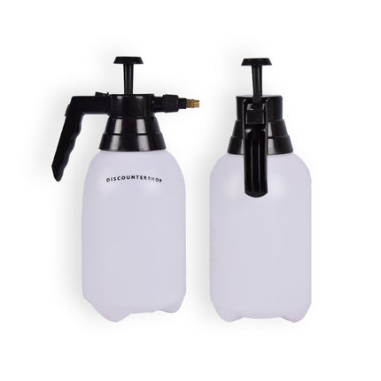 2stuks | Plantenspuiten | Waterverstuiver | 1.5 liter | plastic | wit&zwart | Tuinspuit | Plantensproeier | Sproeifles | 31cm*11cm