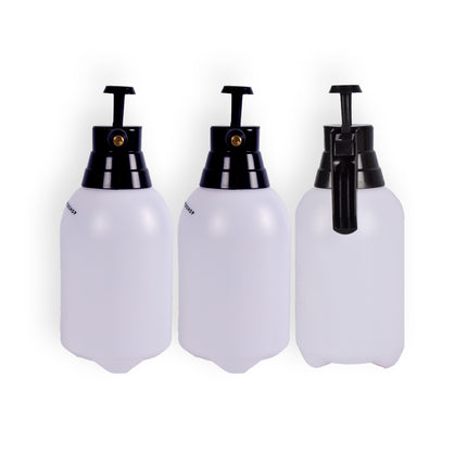 3 stuks | Plantenspuiten | Waterverstuiver | 1.5 liter | plastic | wit&zwart | Tuinspuit | Plantensproeier | Sproeifles | 31cm*11cm