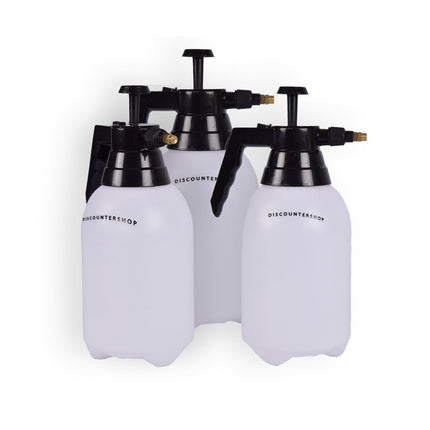 3 stuks | Plantenspuiten | Waterverstuiver | 1.5 liter | plastic | wit&zwart | Tuinspuit | Plantensproeier | Sproeifles | 31cm*11cm