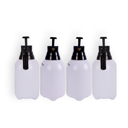 4 stuks | Plantenspuiten | Waterverstuiver | 1.5 liter | plastic | wit&zwart | Tuinspuit | Plantensproeier | Sproeifles | 31cm*11cm