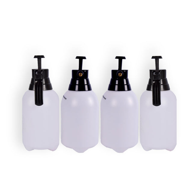 4 stuks | Plantenspuiten | Waterverstuiver | 1.5 liter | plastic | wit&zwart | Tuinspuit | Plantensproeier | Sproeifles | 31cm*11cm