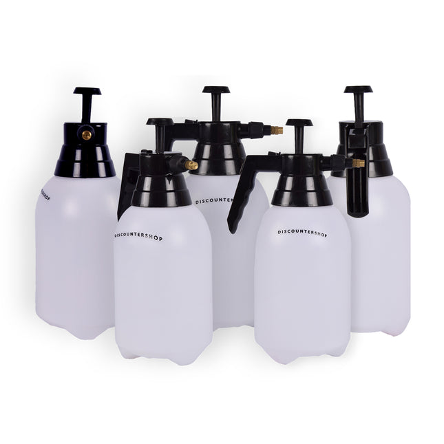 5 stuks | Plantenspuiten | Waterverstuiver | 1.5 liter | plastic | wit&zwart | Tuinspuit | Plantensproeier | Sproeifles | 31cm*11cm