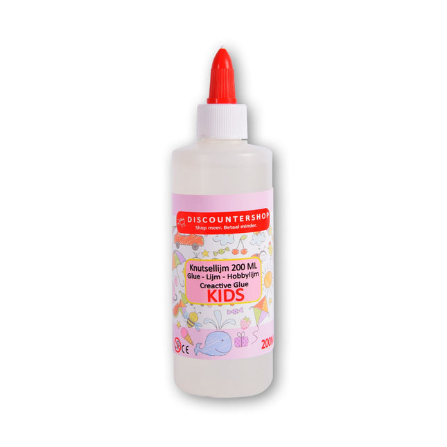 Knutsellijm 200ml Schoollijm, Slijmlijm & Ambachtelijke Lijm | Wasbaar ideaal voor het maken van slijm Doorzichtige knutsellijm - All purpose glue - Glue - Kinderlijm - Knutselen